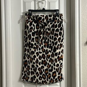 Beautiful leopard pattern skirt